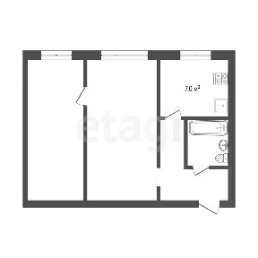 Продается 2-комн. квартира, 44,4 м²