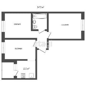 Продается 3-комн. квартира, 86 м²