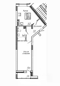 Продается 1-комн. квартира, 38,8 м²