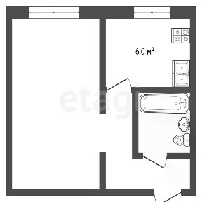 Продается 1-комн. квартира, 31,3 м²