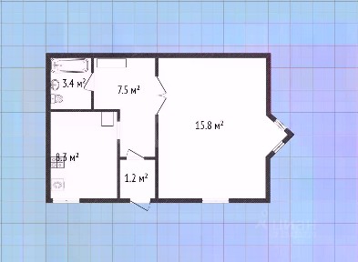 Продается 50% часть дома, 36,6 м²