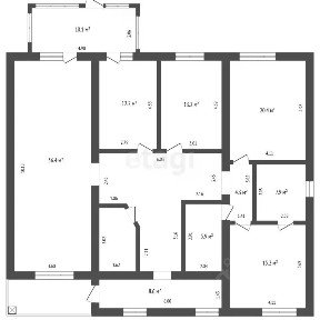 Продается 1-этажный дом, 161 м²