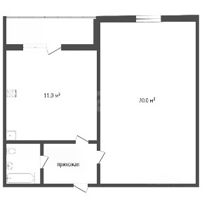 Продается 1-комн. квартира, 50 м²