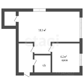 Продается 1-комн. квартира, 31,9 м²