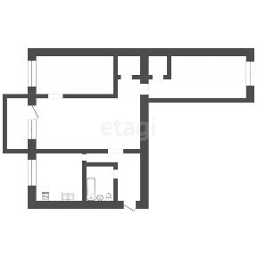 Продается 3-комн. квартира, 56,5 м²