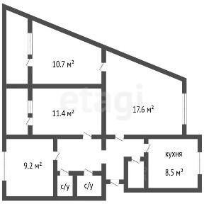 Продается 4-комн. квартира, 74,5 м²