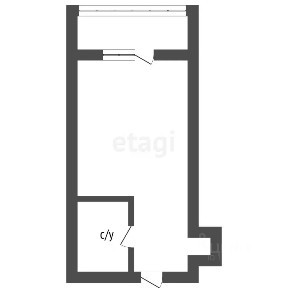Продается студия, 18,7 м²