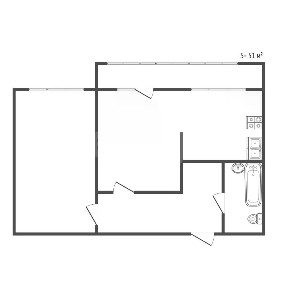 Продается 2-комн. квартира, 51 м²
