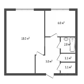 Продается 1-комн. квартира, 31,2 м²