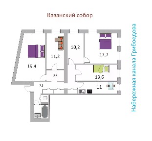 Продается 5-комн. квартира, 105,7 м²