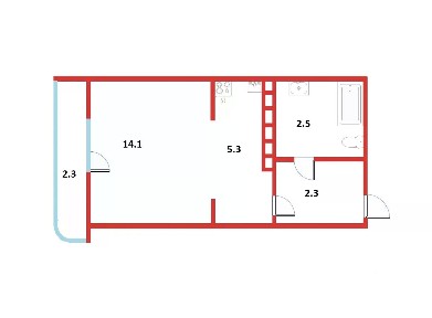 Продается студия, 24,2 м²