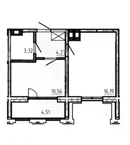 Продается 1-комн. квартира, 33,3 м²