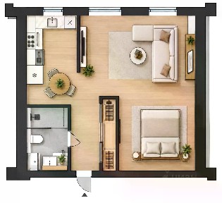 Продается 1-комн. квартира, 44,3 м²