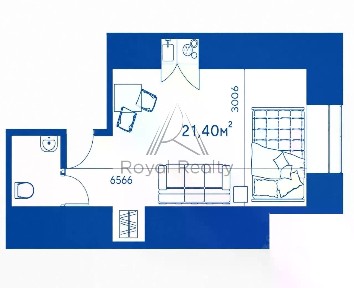Продается студия, 21,4 м²