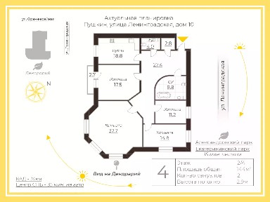 Продается 4-комн. квартира, 144 м²