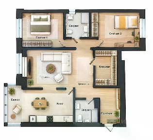 Продается 3-комн. квартира, 87,4 м²