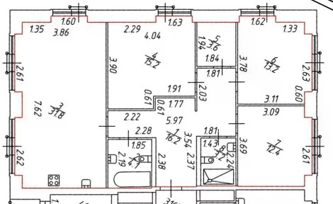 Продаются 4-комн. апартаменты, 100 м²
