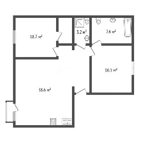 Продается 3-комн. квартира, 93 м²