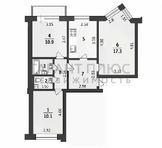 Продается 3-комн. квартира, 62,2 м²
