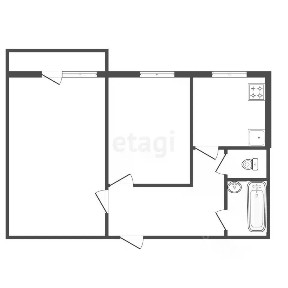 Продается 2-комн. квартира, 43,3 м²