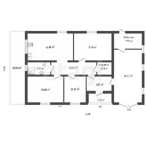 Продается 1-этажный дом, 150 м²