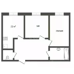 Сдается 2-комн. квартира, 44 м²