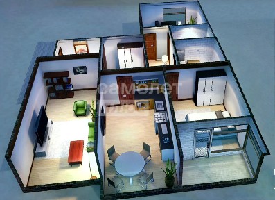Продается 3-комн. квартира, 56 м²