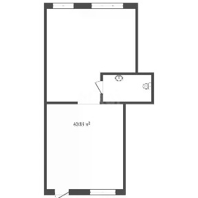 Продается торговая площадь, 59,1 м²