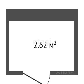 Продается помещение свободного назначения, 2,62 м²