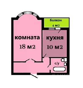 Сдается 1-комн. квартира, 40,2 м²