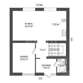 Продается 2-этажный дом, 105 м²