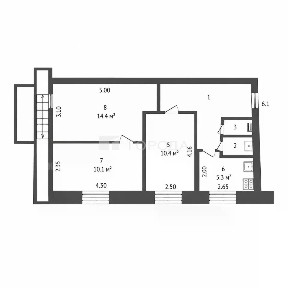 Продается 3-комн. квартира, 50,9 м²