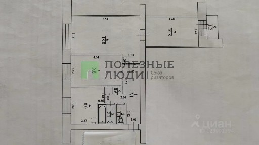 Продается 3-комн. квартира, 58,5 м²