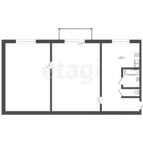 Продается 2-комн. квартира, 47,4 м²