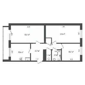 Продается 3-комн. квартира, 73,3 м²
