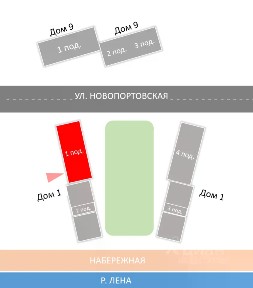 Саха (Якутия) респ., Якутск, ул. Новопортовская, 1А/1