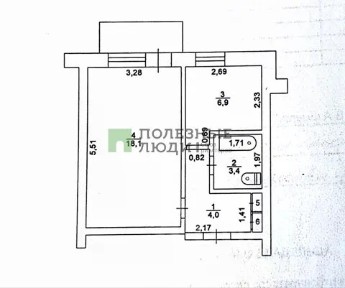 Продается 1-комн. квартира, 33,2 м²