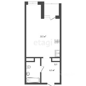 Продается студия, 32,3 м²