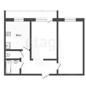 Продается 2-комн. квартира, 47,8 м²
