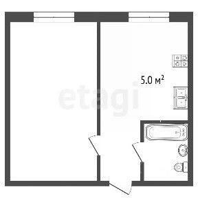 Продается 1-комн. квартира, 23,6 м²