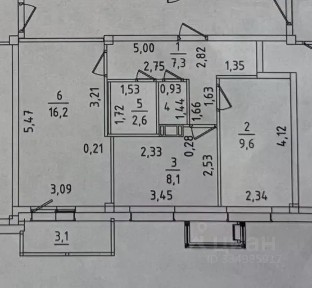 Продается 2-комн. квартира, 45,1 м²