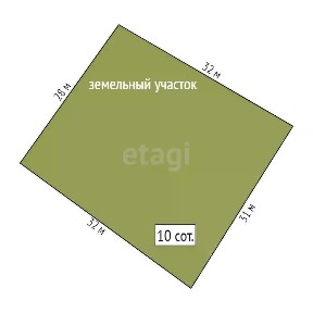 Продается участок, 10 сот.