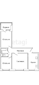 Продается 3-комн. квартира, 64,3 м²