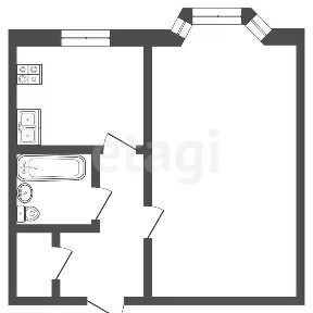 Продается 1-комн. квартира, 38,6 м²
