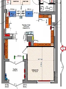 Сдается торговая площадь, 13,7 м²
