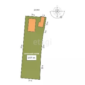 Продается 1-этажный дом, 48,3 м²