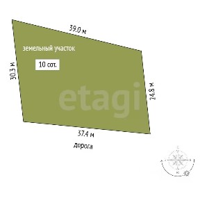 Продается участок, 10 сот.