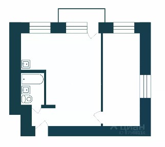 Продается 1-комн. квартира, 37 м²