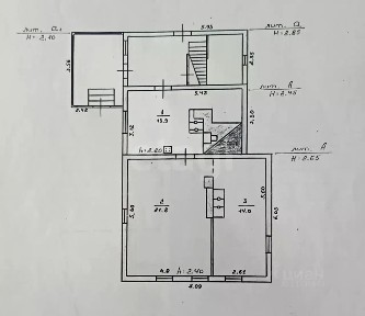Продается 1-этажный дом, 49,7 м²