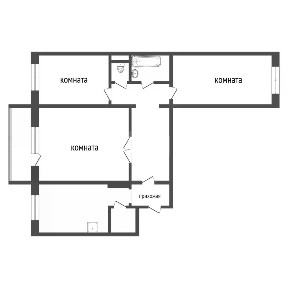 Продается 3-комн. квартира, 66,5 м²